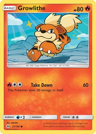 Growlithe 021/149/149 - Common