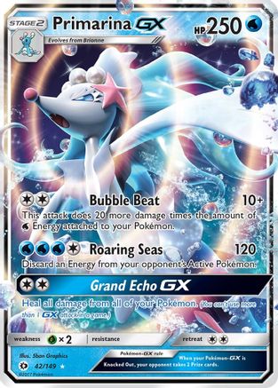 Primarina GX 042/149/149 - Ultra Rare - Holofoil