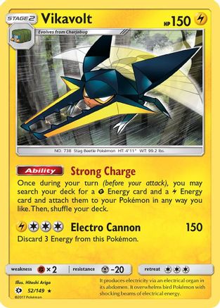 Vikavolt 052/149/149 - Holo Rare - Holofoil