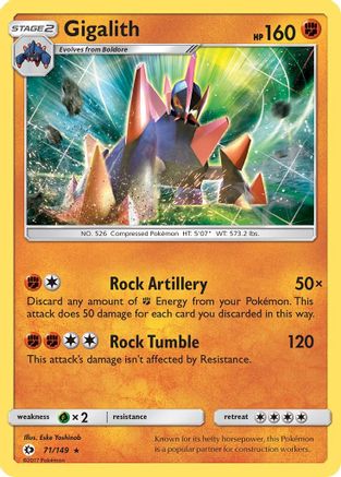 Gigalith 071/149/149 - Holo Rare - Holofoil
