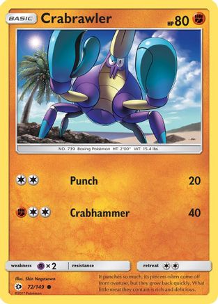 Crabrawler 072/149/149 - Common