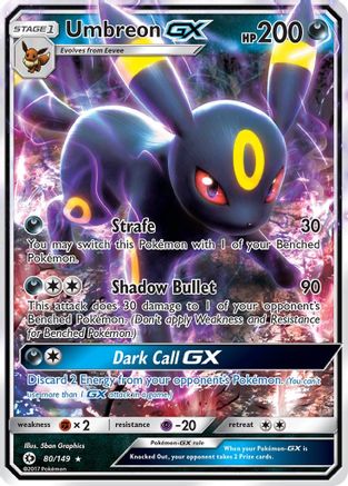 Umbreon GX 080/149/149 - Ultra Rare - Holofoil