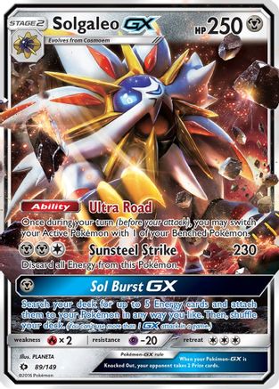 Solgaleo GX 089/149/149 - Ultra Rare - Holofoil