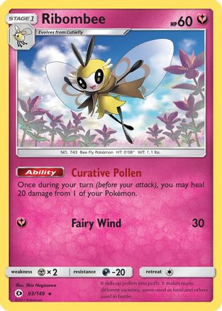 Ribombee 093/149/149 - Holo Rare - Holofoil