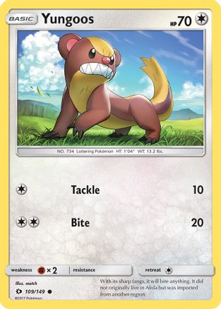 Yungoos 109/149/149 - Common