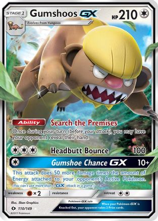 Gumshoos GX 110/149/149 - Ultra Rare - Holofoil
