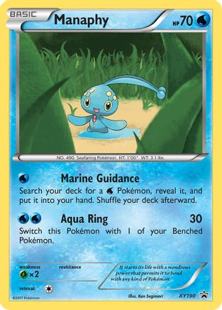 Manaphy XY190/211 - Promo - Holofoil