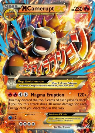 M Camerupt EX XY198/211 - Promo - Holofoil