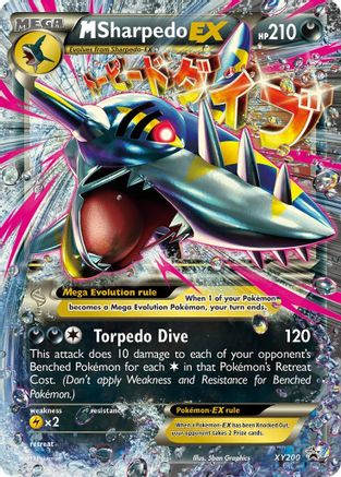 M Sharpedo EX XY200/211 - Promo - Holofoil