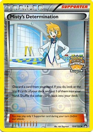Misty's Determination 104/122 - Promo - Reverse Holofoil