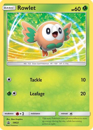 Rowlet SM22/248 - Promo - Holofoil