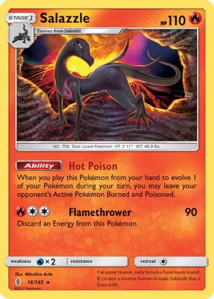 Salazzle 016/145/145 - Rare