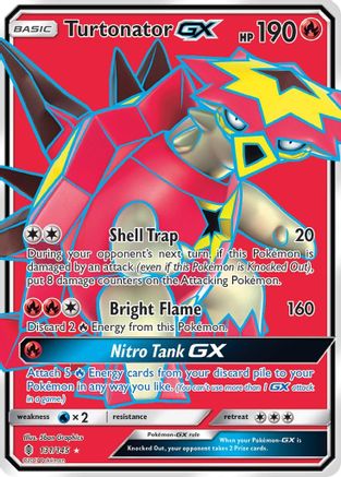 Turtonator GX (Full Art) 131/145/145 - Ultra Rare - Holofoil