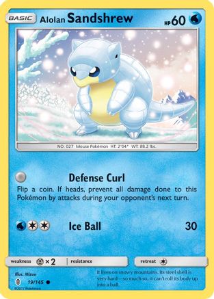 Alolan Sandshrew 019/145/145 - Common