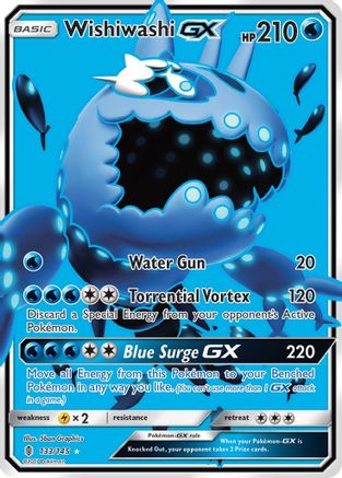 Wishiwashi GX (Full Art) 133/145 - Ultra Rare - Holofoil