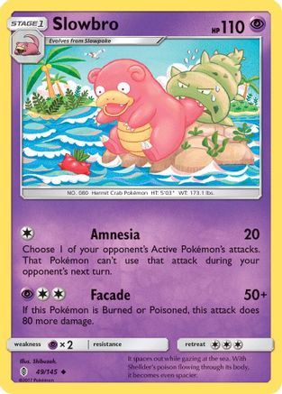 Slowbro 049/145/145 - Uncommon