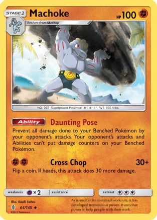 Machoke 064/145/145 - Uncommon