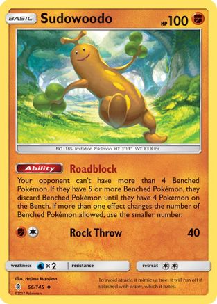 Sudowoodo 066/145/145 - Uncommon