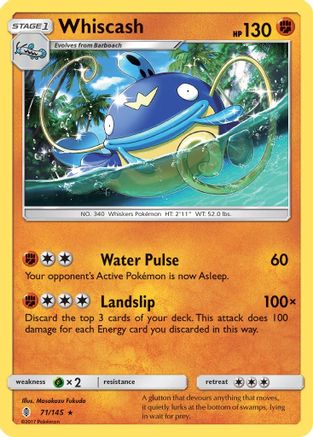 Whiscash 071/145 - Rare