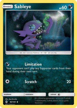Sableye 080/145/145 - Uncommon