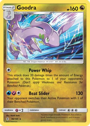 Goodra 096/145/145 - Holo Rare - Holofoil