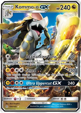 Kommo-o GX 100/145/145 - Ultra Rare - Holofoil