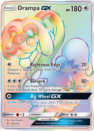 Drampa GX (Secret) 160/145 - Secret Rare - Holofoil