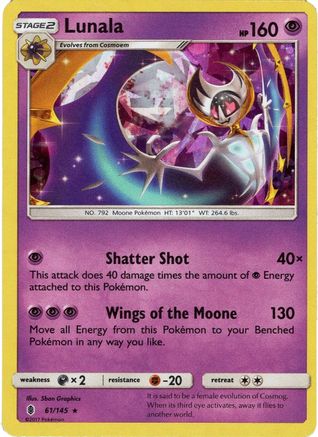 Lunala 061/145 - Holo Rare - Holofoil