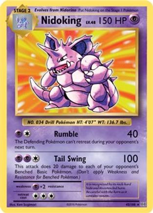 Nidoking 045/108 - Rare