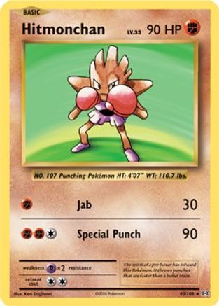 Hitmonchan 062/108 - Rare