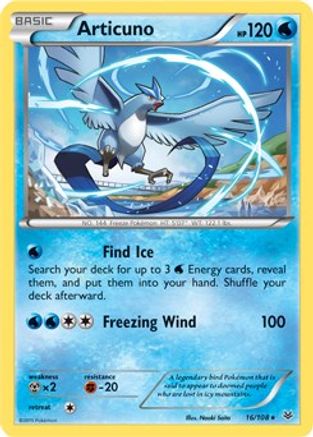 Articuno 016/108 - Holo Rare - Holofoil