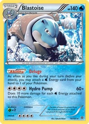 Blastoise 016/101 - Rare