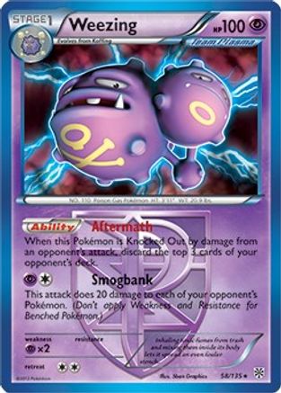 Weezing 058/135 - Rare