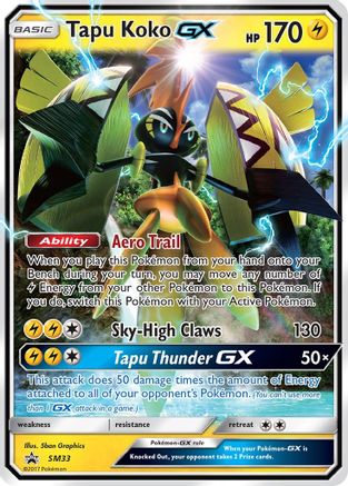 Tapu Koko GX SM33/248 - Promo - Holofoil