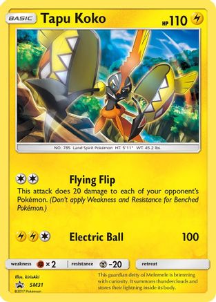 Tapu Koko SM31/248 - Promo - Holofoil