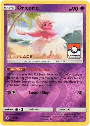 Oricorio 055/145 - Promo - Reverse Holofoil