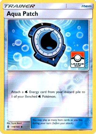 Aqua Patch 119/145 - Promo - Reverse Holofoil