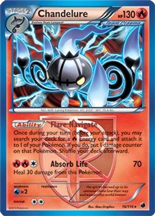 Chandelure 016/116 - Rare