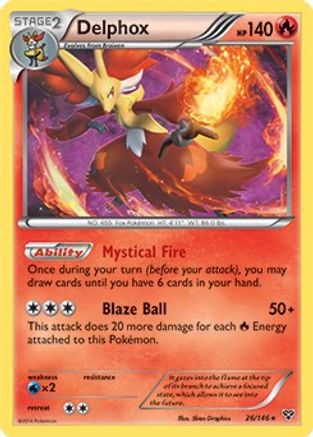 Delphox 026/146 - Rare