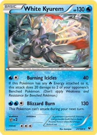 White Kyurem 021/124 - Rare