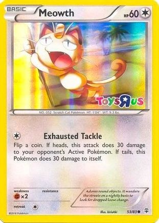 Meowth 053/83 - Promo - Holofoil