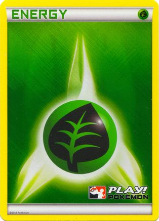 Grass Energy (2011 Play! Pokemon) - Promo - Holofoil