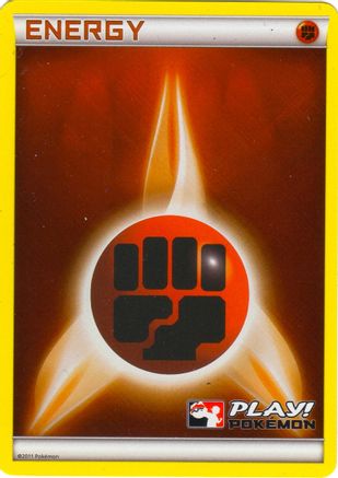 Fighting Energy (2011 Play! Pokemon) - Promo - Holofoil