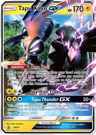 Tapu Koko GX SM50/248 - Promo - Holofoil