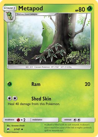 Metapod 002/147/147 - Uncommon