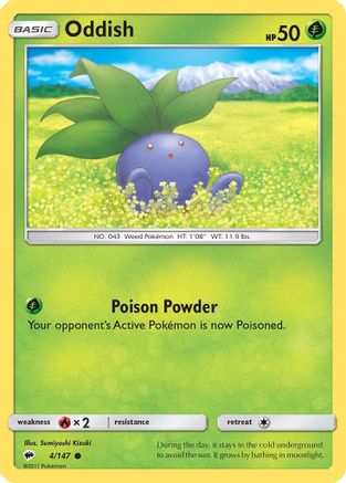 Oddish 004/147/147 - Common