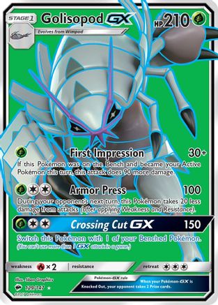 Golisopod GX (Full Art) 129/147/147 - Ultra Rare - Holofoil