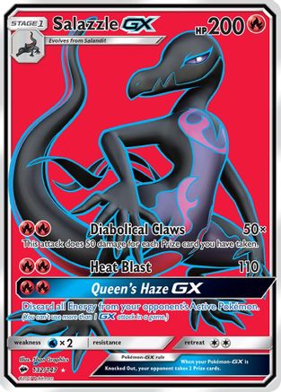 Salazzle GX (Full Art) 132/147/147 - Ultra Rare - Holofoil