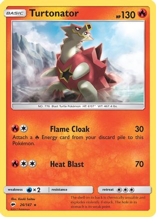 Turtonator 026/147 - Rare