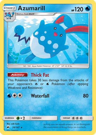 Azumarill 035/147/147 - Rare
